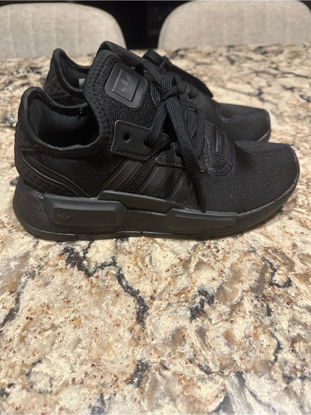 Adidas NMD_V3 Triple Black Sneakers Size 5